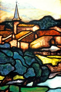 Nancy (afdeling 54), Art Nouveau, Handels- og Industrikammer, Glasmosaik af Jacques Gruber (1870-1936)