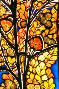 Nancy (afdeling 54), Art Nouveau, Hotel Bergeret, Glasmaleri af Jacques Gruber (1870-1936) "" roser & måger""