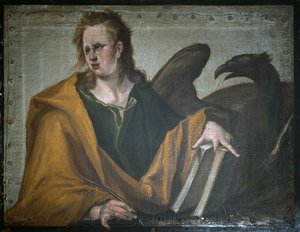 Sankt Johannes evangelisten, 1588 af Jacques II de Gheyn