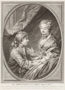 Af tre ting vil du gøre det til én?. 1768 af Jacques Jean Pasquier
