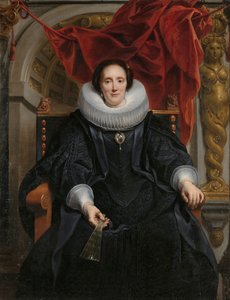 Portrætter af Rogier Le Witer og hans kone, Catharina Behaghel Portræt af Catharina Behaghel, hustru til Rogier Le Witer