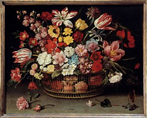 Frugtkurv-maleri af Jacques Linard (1600-1645)
