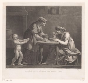 Hån af Ceres La Vengeance de Ceres af Jacques Louis Copia
