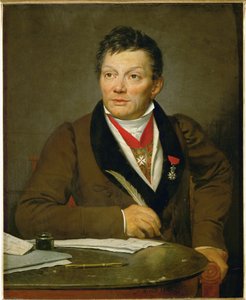 Alexandre Lenoir, grundlægger af Musee des Monuments Francais ... af Jacques Louis David