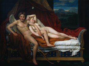 Amor og Psyche af Jacques Louis David