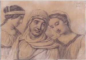 Hollandsk: Tre kvinder af Jacques Louis David