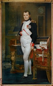 Kejser Napoleon I Bonaparte (olie på lærred) af Jacques Louis David