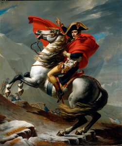 Ridesportræt af Napoleon I Bonaparte af Jacques Louis David