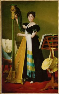 Juliette de Villeneuve, niece til dronning Julie, gift med Joseph Bonaparte ... af Jacques Louis David