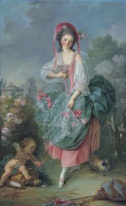 Mademoiselle Guimard som Terpsichore af Jacques Louis David