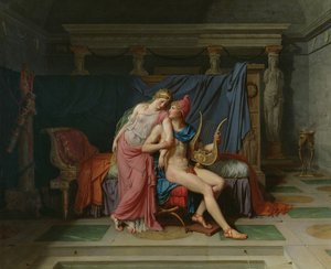 Paris og Helen af Jacques Louis David