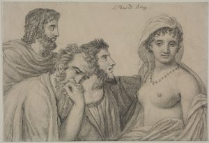 Phryné foran hendes dommere af Jacques Louis David