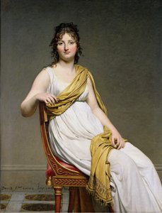 Portræt af Madame Raymond de Verninac (1780-1827) 1798-99