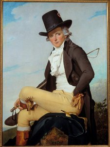 Portræt af Pierre Seriziat (1757-1847) smuk bror til kunstneren Maleri af Jacques Louis David (1748-1825) 1795, olie på træ, Dim. 1,29x0,95 m - Portræt af Pierre Seriziat (1757-1847), kunstnerens svoger. Maleri af Jacques Louis David ( af Jacques Louis David