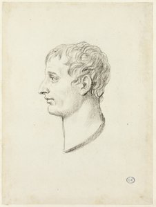 Profil af Napoleon af Jacques Louis David