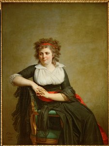Robertine Tourteau, markisinde af Orvilliers ... af Jacques Louis David