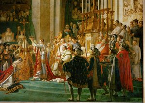 Kroningen af Napoleon i Notre-Dame ... af Jacques Louis David