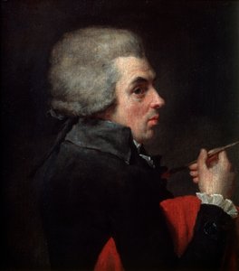 Selvportræt, c1789. af Jacques Louis David