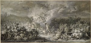 Kampen om Diomedes, 1776 af Jacques Louis David