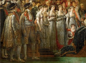 Kroningen af kejser Napoleon I Bonaparte ... af Jacques Louis David