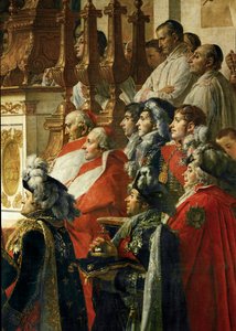 Kroningen af kejser Napoleon I Bonaparte ... af Jacques Louis David