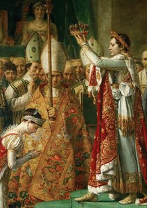 Kroningen af kejser Napoleon I Bonaparte ... af Jacques Louis David