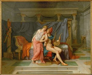 Kærligheden mellem Paris og Helen ... af Jacques Louis David