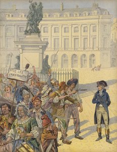 Napoleon Bonaparte midt i revolutionær uro af Jacques Marie Gaston Onfray de Breville (Job)