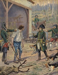 Napoleons jagt af Jacques Marie Gaston Onfray de Breville (Job)