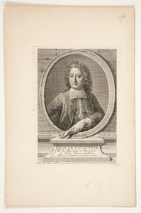Portræt af Jean François Lalouette af Jacques-Nicolas Tardieu