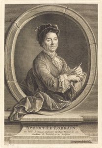 Robert le Lorrain af Jacques Philippe Le Bas after Hubert Drouais