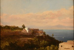 Italiensk landskab af Jacques Raymond Brascassat