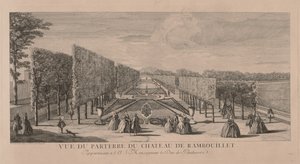 Chateau Rambouillets blomsterhave. af Jacques Rigaud