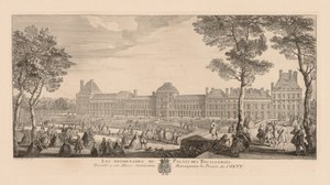 Promenader i Palais des Tuileries af Jacques Rigaud
