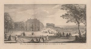 Udsigt over Chateau de Seaux fra Dianas Promenade af Jacques Rigaud