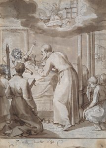 St. Philip besøger et hospital af Jacques Stella