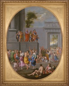 The Liberality of Titus (Allegory of the Liberality of Louis XIII and Cardinal Richelieu), c.1637-38 (olie på lærred)