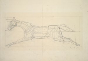 Jockey Series, nr. 2 (hest set fra siden)
