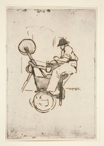 Le r?mouleur (knivsliberen) af Jacques Villon