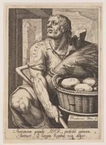 Asher, fra Jakobs tolv sønner af Jacques de Gheyn II