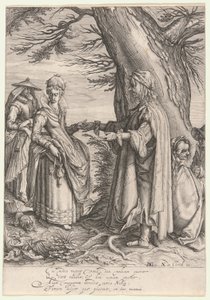 Spåkone af Jacques de Gheyn II