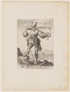 Musketer med hjelm, fra Officerer og soldater i kejser Rudolph II