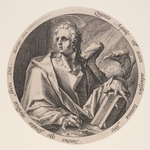 Johannes, fra Evangelisterne af Jacques de Gheyn II