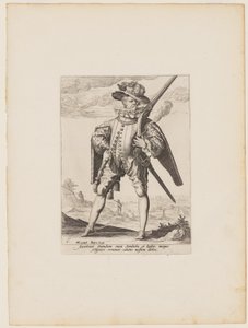 Musketer, fra Officerer og soldater i kejser Rudolph II