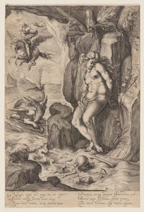 Perseus befrier Andromeda af Jacques de Gheyn II