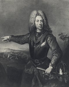Prins Eugen af Savoyen (litho) af Jacques or Jakobus van (after) Schuppen