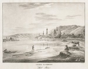 Nedre Østrig, by Stein, 1819. af Jakob Alt