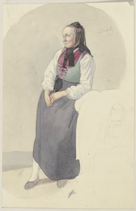 Landkvinde fra Hessen af Jakob Becker