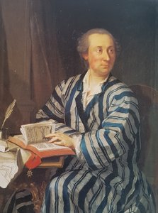 Tysk: Portræt af Samuel Isaak Emanuel Gross (1732-1763), officer i Schweizergarden.