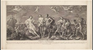 Bacchus en Ariadne af Jakob Frey (I)